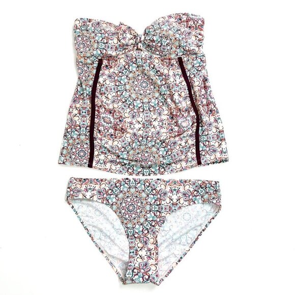 NWT Jessica Simpson for Motherhood Maternity Print Tankini Swimsuit Set. Size S - Picture 15 of 15